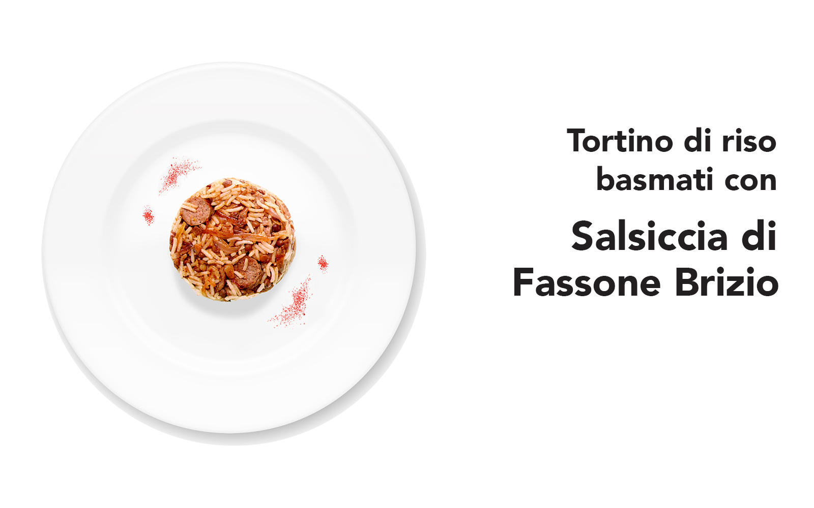 Anteprima tortino di riso con Salsiccia di Fassone Brizio Matteo Ingaramo
