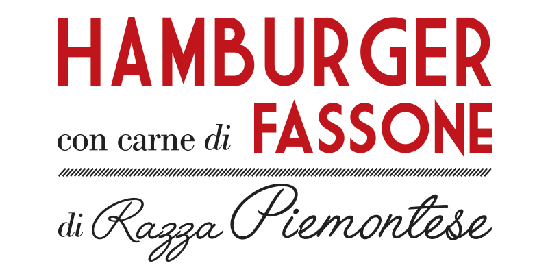 Logo hamburger di fassone