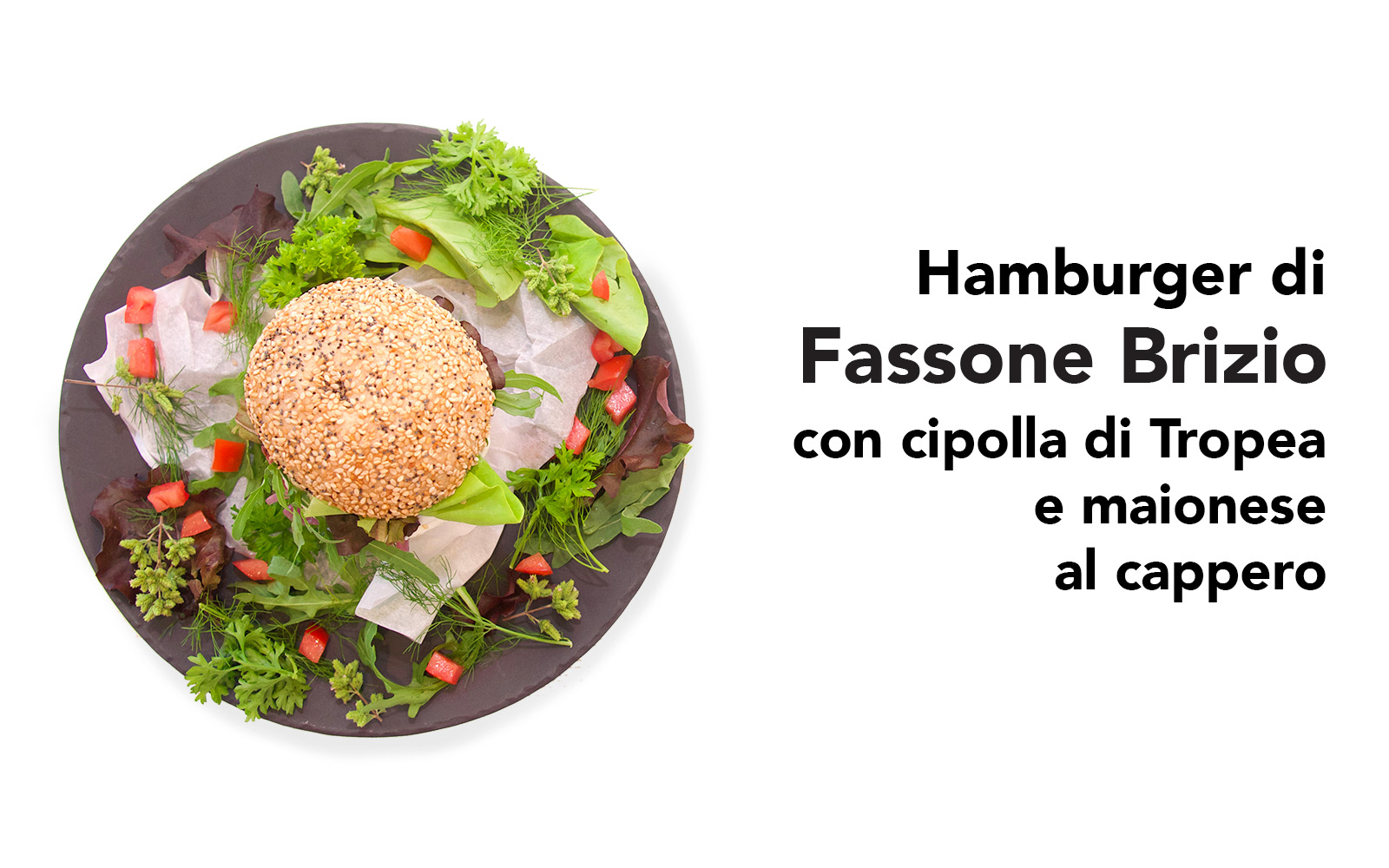 anteprima Hamburger di Fassone Brizio con cipolla di Tropea e maionese al cappero di Massimiliano Prete 1600x1000