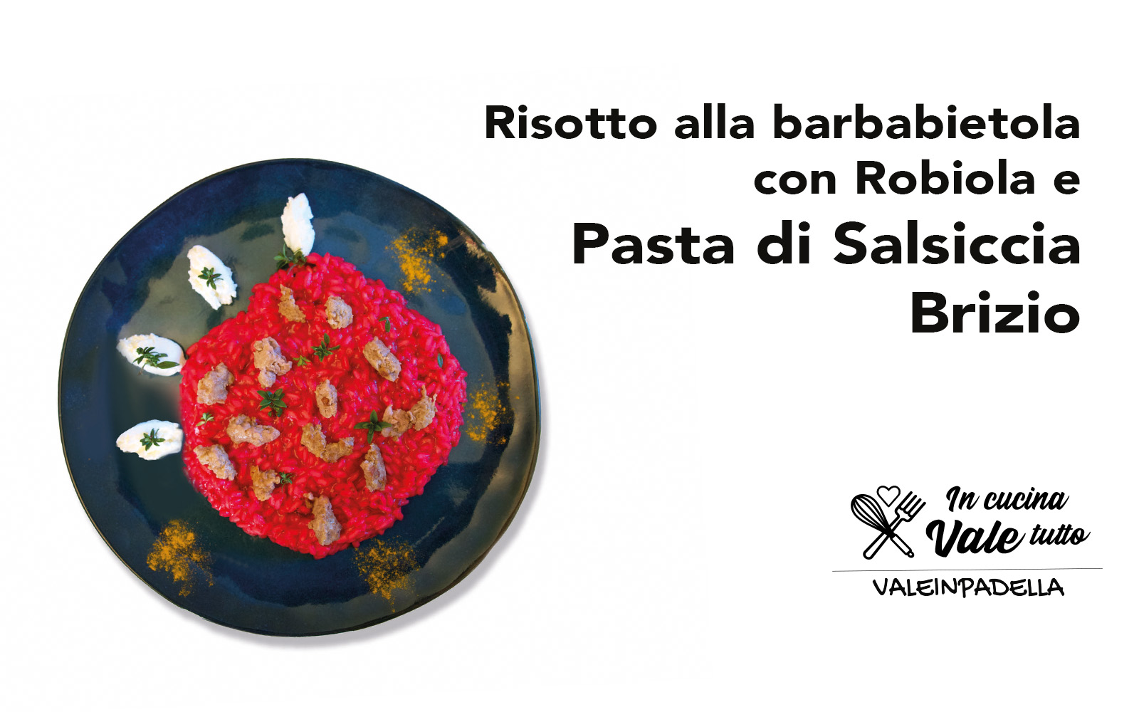 Anteprima Risotto alla barbabietola, Robiola e Pasta di Salsiccia Brizio 1600x1000